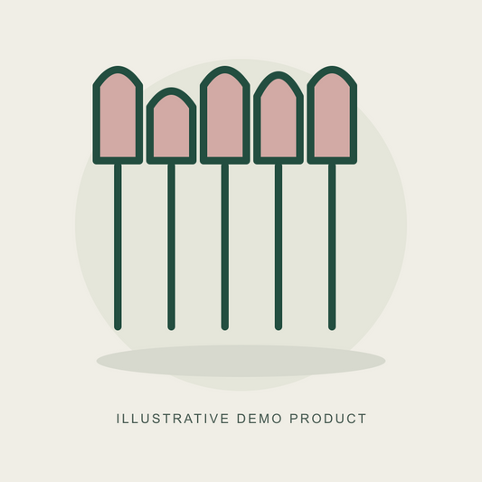 Illustrative demo concept: Makeup Brush Set. Not actual supplier inventory.