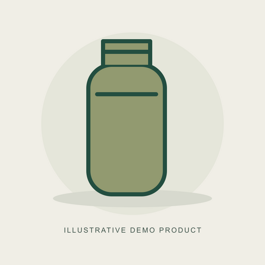 Illustrative demo concept: Stainless Steel Water Bottle. Not actual supplier inventory.