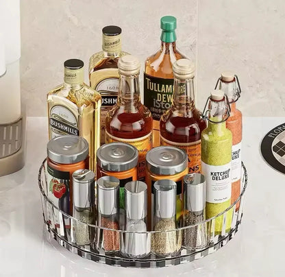 Rotating Organizer For Kitchen Use