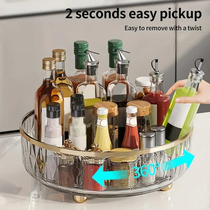 Rotating Organizer For Kitchen Use