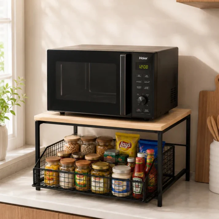 Sliding Kitchen Counter Organizer