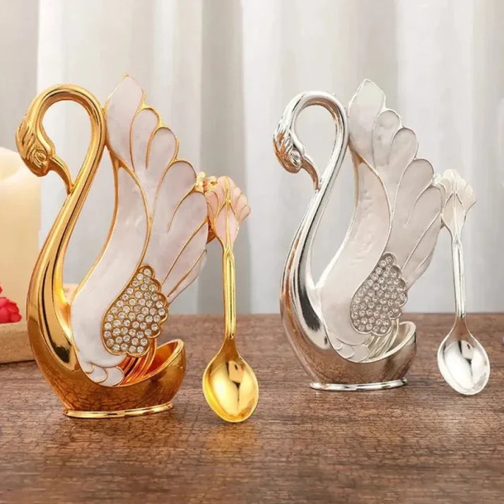 Duck Spoon Set 6 pcs Decorative Stainless Steel Spoons