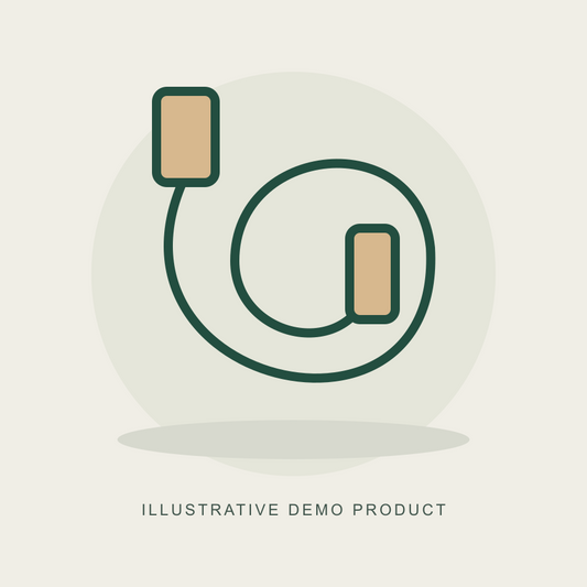 Illustrative demo concept: Braided USB-C Cable. Not actual supplier inventory.