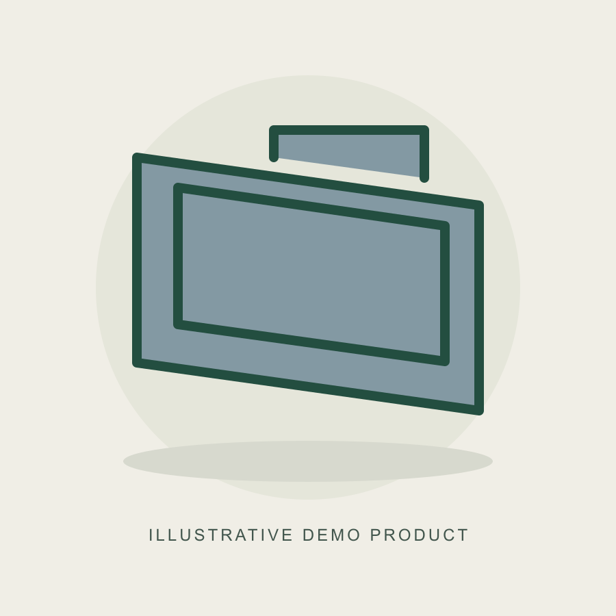 Illustrative demo concept: Car Seat Gap Organiser. Not actual supplier inventory.