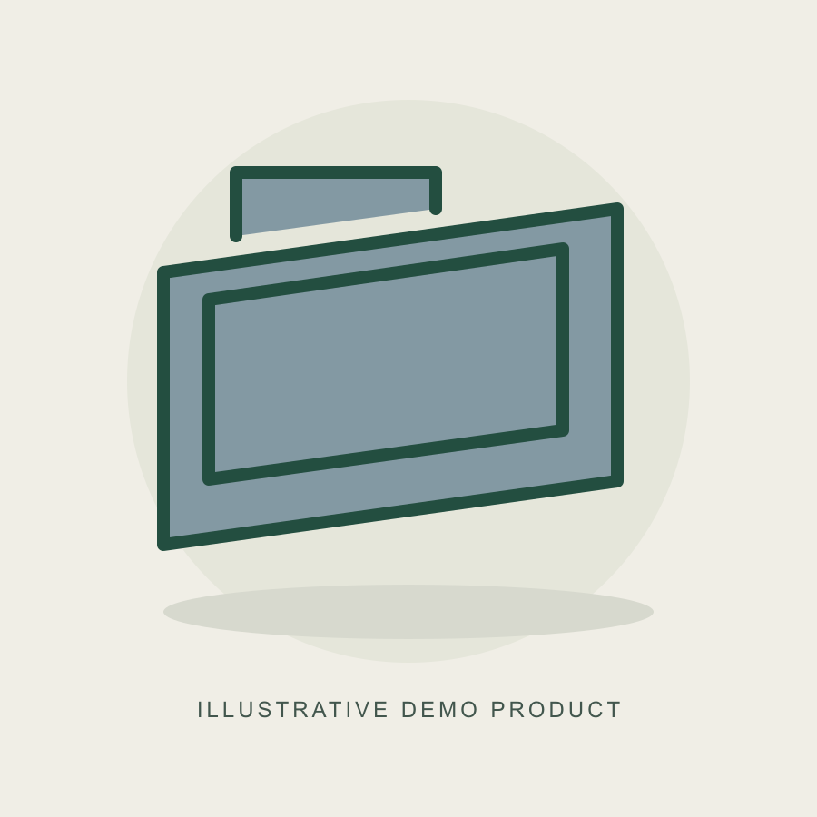 Illustrative demo concept: Car Seat Gap Organiser. Not actual supplier inventory.