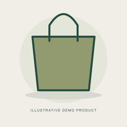 Illustrative demo concept: Everyday Canvas Tote. Not actual supplier inventory.
