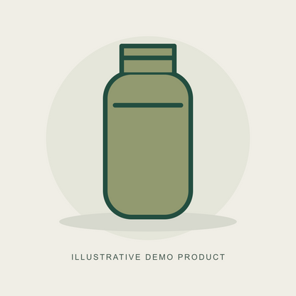 Illustrative demo concept: Stainless Steel Water Bottle. Not actual supplier inventory.