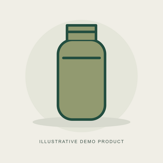 Illustrative demo concept: Stainless Steel Water Bottle. Not actual supplier inventory.